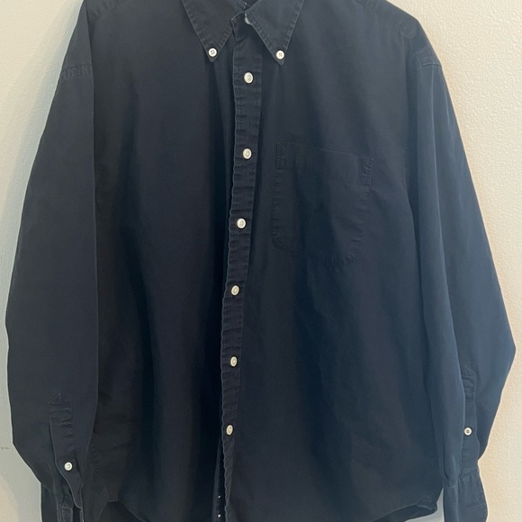 Nautica Men's Charcoal Button-Down Shirt - Picture 4 of 4